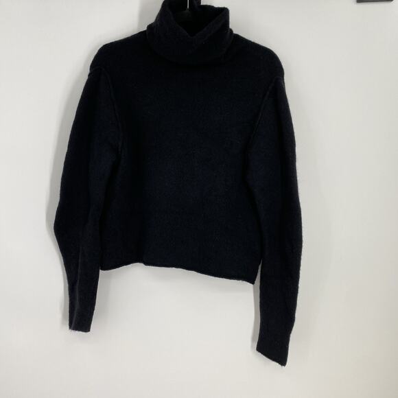 Isabel Benenato Turtle Neck Sweater Women’s 38 Merino Wool Blend Preppy 759 - Picture 1 of 8
